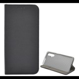 Gigapack Tok álló, bőr hatású (FLIP, oldalra nyíló, asztali tartó funkció, rombusz minta) FEKETE [Huawei Nova 5T] (5996457891634)