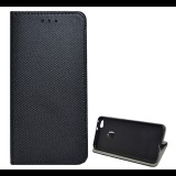 Gigapack Tok álló, bőr hatású (FLIP, oldalra nyíló, asztali tartó funkció, rombusz minta) FEKETE [Huawei P10 Lite] (5996457693627) - Telefontok