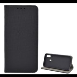 Gigapack Tok álló, bőr hatású (FLIP, oldalra nyíló, asztali tartó funkció, rombusz minta) FEKETE [Huawei P20 Lite] (5996457760855)