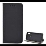 Gigapack Tok álló, bőr hatású (FLIP, oldalra nyíló, asztali tartó funkció, rombusz minta) FEKETE [Huawei P20 Lite] (5996457760855) - Telefontok