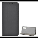 Gigapack Tok álló, bőr hatású (FLIP, oldalra nyíló, asztali tartó funkció, rombusz minta) FEKETE [Huawei P30] (5996457855704)
