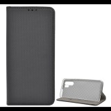 Gigapack Tok álló, bőr hatású (FLIP, oldalra nyíló, asztali tartó funkció, rombusz minta) FEKETE [Huawei P30 Pro] (5996457855681) - Telefontok