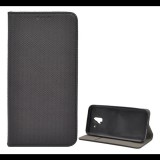 Gigapack Tok álló, bőr hatású (FLIP, oldalra nyíló, asztali tartó funkció, rombusz minta) FEKETE [Samsung Galaxy J6 (2018) SM-J600F] (5996457777587)