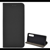 Gigapack Tok álló, bőr hatású (FLIP, oldalra nyíló, asztali tartó funkció, rombusz minta) FEKETE [Sony Xperia 1 III] (5996591089454) - Telefontok