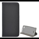 Gigapack Tok álló, bőr hatású (FLIP, oldalra nyíló, asztali tartó funkció, rombusz minta) FEKETE [Xiaomi Redmi 6A] (5996457796267)
