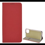 Gigapack Tok álló, bőr hatású (FLIP, oldalra nyíló, asztali tartó funkció, rombusz minta) PIROS [Apple iPhone 13] (5996591123738)