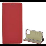 Gigapack Tok álló, bőr hatású (FLIP, oldalra nyíló, asztali tartó funkció, rombusz minta) PIROS [Apple iPhone 13 mini] (5996591126609) - Telefontok