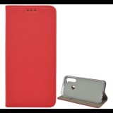 Gigapack Tok álló, bőr hatású (FLIP, oldalra nyíló, asztali tartó funkció, rombusz minta) PIROS [Xiaomi Redmi Note 8T] (5996457922482)