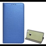 Gigapack Tok álló, bőr hatású (FLIP, oldalra nyíló, asztali tartó funkció, rombusz minta) SÖTÉTKÉK [Huawei P10 Lite] (5996457695102) - Telefontok