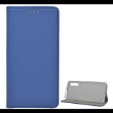 Gigapack Tok álló, bőr hatású (FLIP, oldalra nyíló, asztali tartó funkció, rombusz minta) SÖTÉTKÉK [Samsung Galaxy A7 (2018) SM-A750F] (5996457855575)