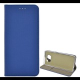 Gigapack Tok álló, bőr hatású (FLIP, oldalra nyíló, asztali tartó funkció, rombusz minta) SÖTÉTKÉK [Xiaomi Poco X3 NFC] (5996591010137) - Telefontok