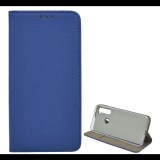 Gigapack Tok álló, bőr hatású (FLIP, oldalra nyíló, asztali tartó funkció, rombusz minta) SÖTÉTKÉK [Xiaomi Redmi Note 8T] (5996457922499)