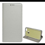 Gigapack Tok álló, bőr hatású (FLIP, oldalra nyíló, asztali tartó funkció, rombusz minta) VILÁGOSSZÜRKE [Huawei P9 Lite Mini] (5996457753291) - Telefontok