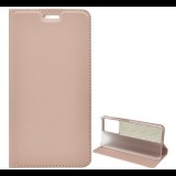Gigapack Tok álló, bőr hatású (FLIP, oldalra nyíló, asztali tartó funkció) ROZÉARANY 2 [Xiaomi 11T Pro] (5996591110981)