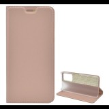 Gigapack Tok álló, bőr hatású (FLIP, oldalra nyíló, asztali tartó funkció) ROZÉARANY 2 [Xiaomi Poco M4 Pro 5G] (5996591152981) - Telefontok