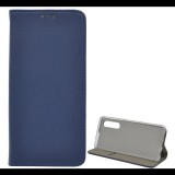 Gigapack Tok álló, bőr hatású (FLIP, oldalra nyíló, asztali tartó funkció) SÖTÉTKÉK [Huawei P30] (5996457881444) - Telefontok