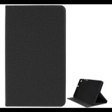 Gigapack Tok álló, bőr hatású (FLIP, oldalra nyíló, asztali tartó funkció, textil hatás) FEKETE [Samsung Galaxy Tab A 8.0 WIFI (2019) SM-T290] (5996457907519) - Telefontok