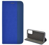 Gigapack Tok álló, bőr hatású (FLIP, oldalra nyíló, asztali tartó funkció, textil minta) KÉK Samsung Galaxy A53 (SM-A536) 5G