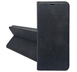Gigapack Tok álló, bőr hatású (FLIP, oldalra nyíló, asztali tartó, kártyazseb, prémium) FEKETE Xiaomi Redmi Note 15 5G