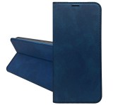 Gigapack Tok álló, bőr hatású (FLIP, oldalra nyíló, asztali tartó, kártyazseb, prémium) SÖTÉTKÉK Xiaomi Redmi A3 4G