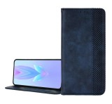 Gigapack Tok álló, bőr hatású (FLIP, oldalra nyíló, asztali tartó, mozaik) SÖTÉTKÉK Oppo Reno 12 Pro 5G