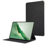 Gigapack Tok álló, bőr hatású (FLIP, oldalra nyíló, asztali tartó, prémium) FEKETE Honor MagicPad 2