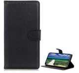 Gigapack Tok álló, bőr hatású (FLIP, oldalra nyíló, asztali tartó, prémium) FEKETE Honor X8b