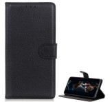Gigapack Tok álló, bőr hatású (FLIP, oldalra nyíló, asztali tartó, prémium) FEKETE Samsung Galaxy A70 (SM-A705F)