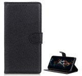 Gigapack Tok álló, bőr hatású (FLIP, oldalra nyíló, asztali tartó, prémium) FEKETE Xiaomi Redmi Note 9S, Redmi Note 9 Pro