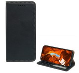Gigapack Tok álló, bőr hatású (FLIP, oldalra nyíló, asztali tartó, RFID, prémium) FEKETE T Phone 3 5G