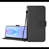 gigapack Tok álló, bőr hatású (FLIP, oldalra nyíló, asztali tartó, rombusz + kézpánt) FEKETE OnePlus 13R 5G " csomagolás" (GP-168111) (GP-168111)