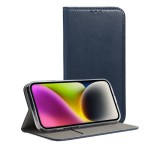 Gigapack Tok álló, bőr hatású (FLIP, oldalra nyíló, asztali tartó) SÖTÉTKÉK Xiaomi Redmi Note 14 5G