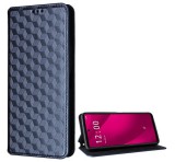 Gigapack Tok álló, bőr hatású (FLIP, oldalra nyíló, asztali tartó, teljes 3D rombusz, prémium) SÖTÉTKÉK T Phone 2 Pro 5G