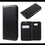 Gigapack Tok álló, bőr hatású (FLIP, oldalra nyíló) FEKETE [Samsung Galaxy A3 (2017) SM-A320F] (5996457684823) - Telefontok