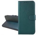 Gigapack Tok álló, bőr hatású (FLIP, oldalra nyíló, kártyazseb, asztali tartó) SÖTÉTZÖLD Xiaomi Redmi Note 14 5G