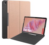Gigapack Tok álló, bőr hatású (FLIP, oldalra nyíló) ROZÉARANY Lenovo Tab Plus (TB351FU)