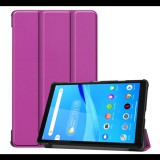 Gigapack Tok álló, bőr hatású (FLIP, oldalra nyíló, TRIFOLD asztali tartó funkció) LILA [Lenovo Tab M8 (TB-8505X) LTE] (5996457929979)