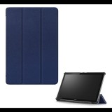 Gigapack Tok álló, bőr hatású (FLIP, oldalra nyíló, TRIFOLD asztali tartó funkció) SÖTÉTKÉK [Huawei MediaPad M5 10.8 WIFI] (5996457763146) - Tablet tok