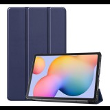 Gigapack Tok álló, bőr hatású (FLIP, oldalra nyíló, TRIFOLD asztali tartó funkció) SÖTÉTKÉK [Samsung Galaxy Tab S6 Lite 10.4 LTE (SM-P619) 2022] (5996457983339)