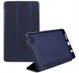 Gigapack Tok álló, bőr hatású (FLIP, oldalra nyíló, TRIFOLD, asztali tartó) SÖTÉTKÉK Xiaomi Redmi Pad SE 8.7