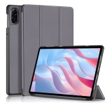 Gigapack Tok álló, bőr hatású (FLIP, oldalra nyíló, TRIFOLD, asztali tartó) SÖTÉTSZÜRKE Honor Pad X9
