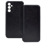 Gigapack Tok álló, bőr hatású (FLIP, oldalra nyíló, ütésállóság, légpárnás sarok, kameravédő) FEKETE Samsung Galaxy S23 FE (SM-S711)