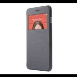 Gigapack Tok álló (FLIP, átlátszó hátlap, oldalra nyíló, S-View Cover) SÖTÉTKÉK [Apple iPhone 6S Plus 5.5] (5996457489596) - Telefontok