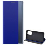 Gigapack Tok álló, textil hatású (aktív FLIP, oldalra nyíló, asztali tartó funkció, Smart View Cover) SÖTÉTKÉK Samsung Galaxy A53 (SM-A536) 5G