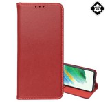 Gigapack Tok álló, valódi bőr (FLIP, oldalra nyíló, asztali tartó) BORDÓ Apple iPhone 16 Plus