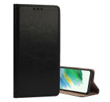 Gigapack Tok álló, valódi bőr (FLIP, oldalra nyíló, asztali tartó) FEKETE Samsung Galaxy S26 Ultra (SM-S948)