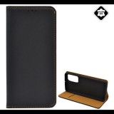 Gigapack Tok álló, valódi bőr (FLIP, oldalra nyíló, asztali tartó funkció, bankkártya tartó) FEKETE [Huawei P40] (5996457987955) - Telefontok