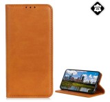 Gigapack Tok álló, valódi bőr (FLIP, oldalra nyíló, asztali tartó, prémium) NARANCSSÁRGA Honor Magic6 Lite 5G