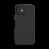 Gigapack Tok álló, valódi bőr (mikrofiber plüss belső, Magsafe rögzítés) FEKETE [Apple iPhone 12 mini] (5996591083445) - Telefontok