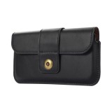 Gigapack tok fekvő, bőr hatású (univerzális, övre fűzhető, 7.2" méret) fekete